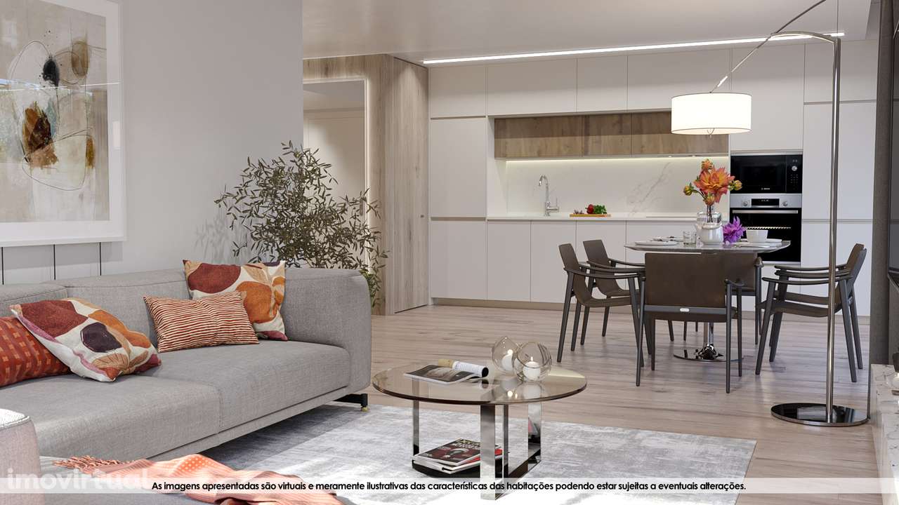 T2 Novo c/ Lugar de Garagem em Mafamude (El Corte Inglês) - Grande imagem: 3/30