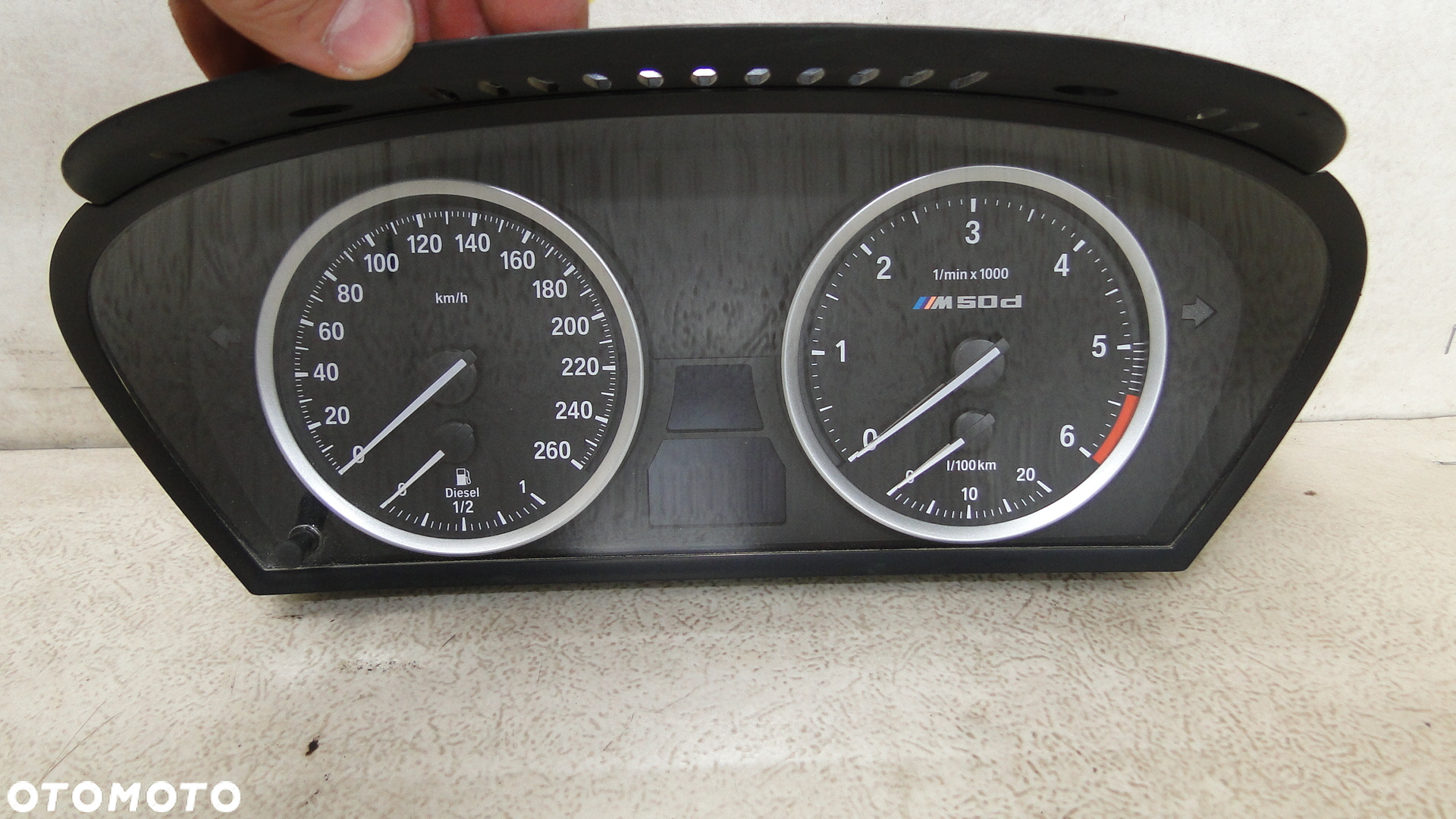 BMW X5 E70 X6 E71 LICZNIK ZEGARY M50D M-PAKIET EUROPA - 2
