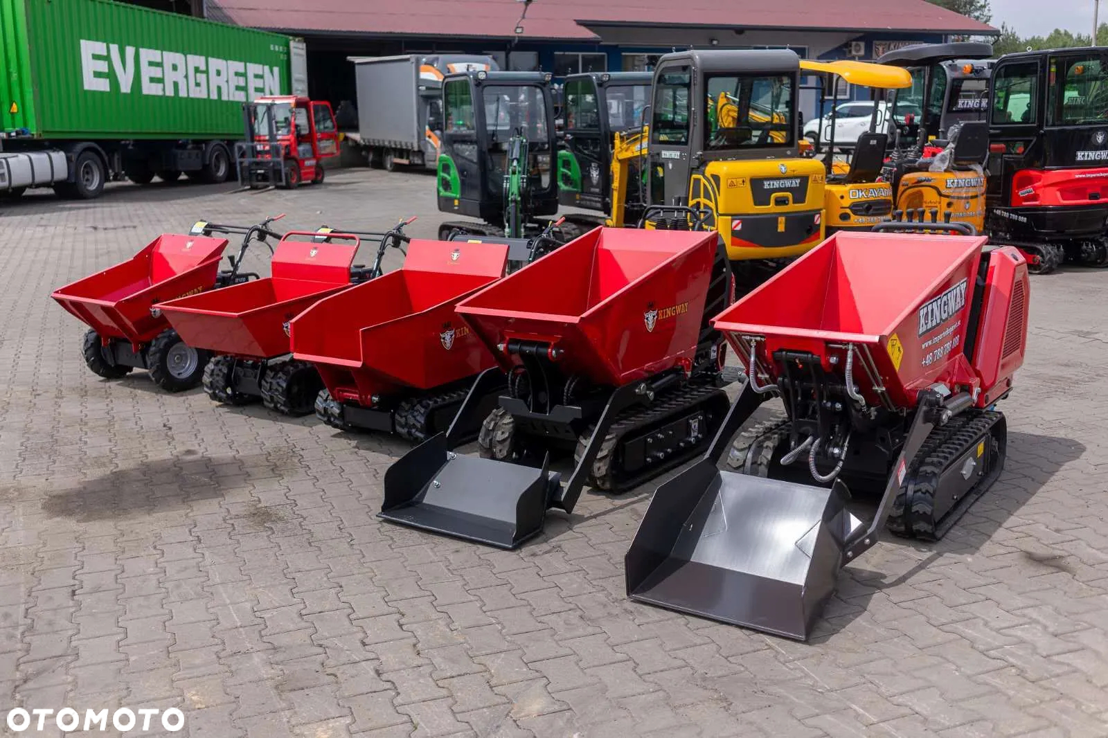 Kingway Taczka spalinowa W300 kołowa - 19