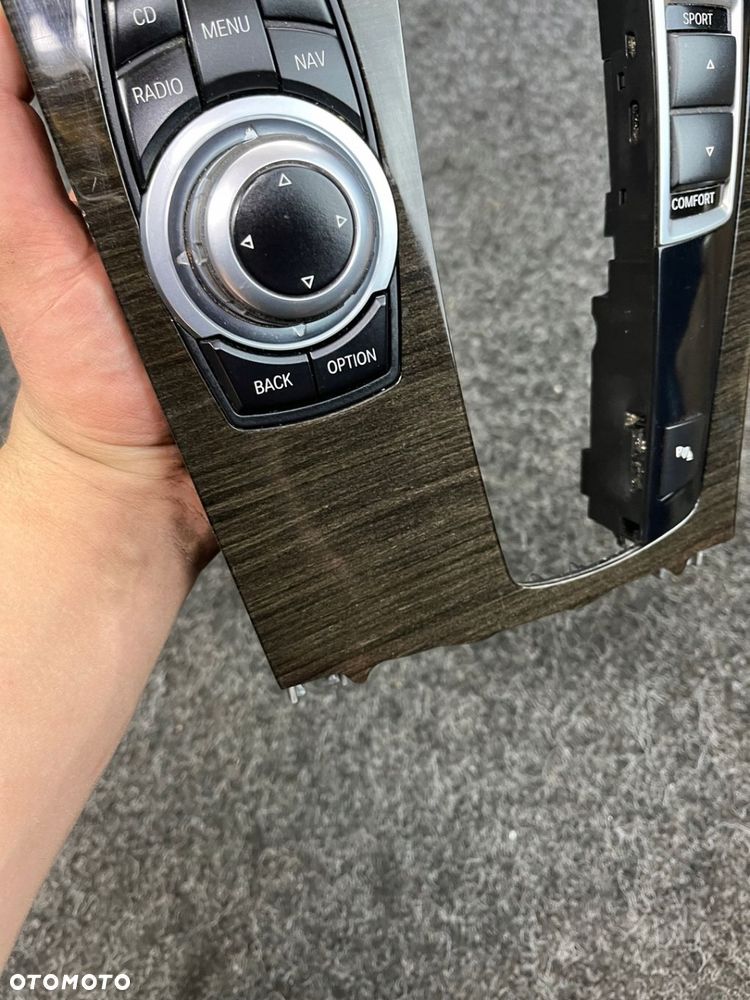 bmw f01 seria 7 ramka lewarka zmiany biegów 9113863 11419110 - 6