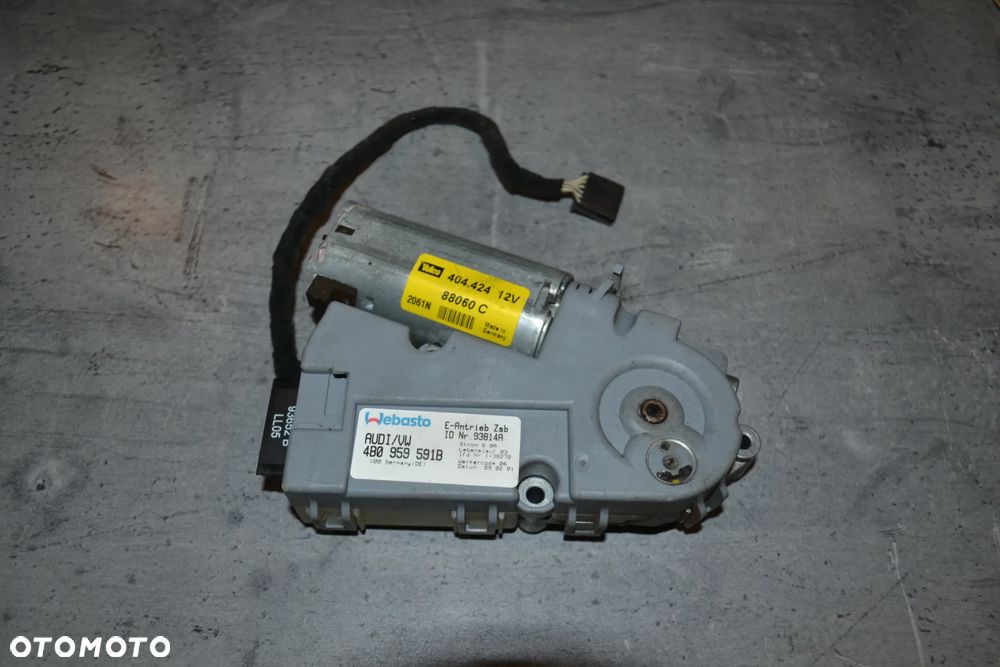 VW AUDI SEAT SKODA SILNICZEK SZYBERDACHU WEBASTO ORYGINAŁ 4B0959591B - 1