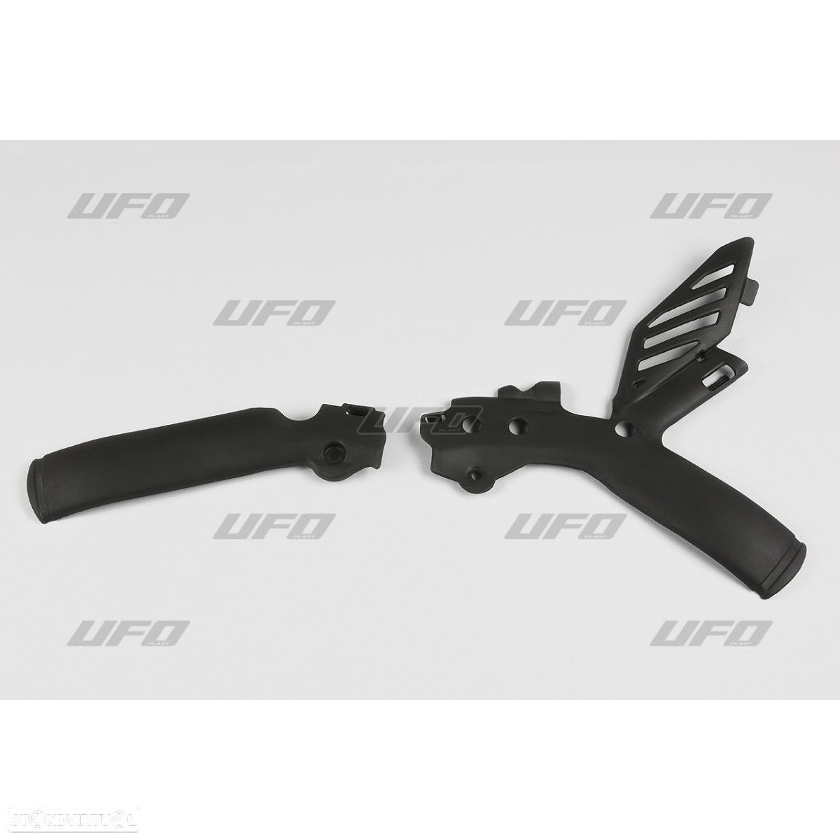 protetor chassis ufo preto ktm exc / sx - 1