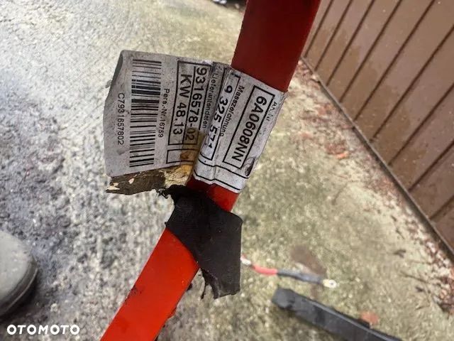 BMW F34 3 GT 9316578 61129316578 plus PRZEWÓD AKUMULATORA KABEL ZASILAJĄCY PLUSOWY + - 9