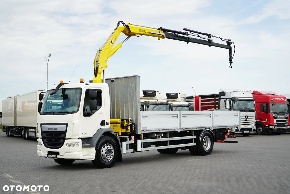 DAF / LF / 250 / SKRZYNIOWY + HDS / HYVA HB-150 / PILOT / ROTATOR - 2