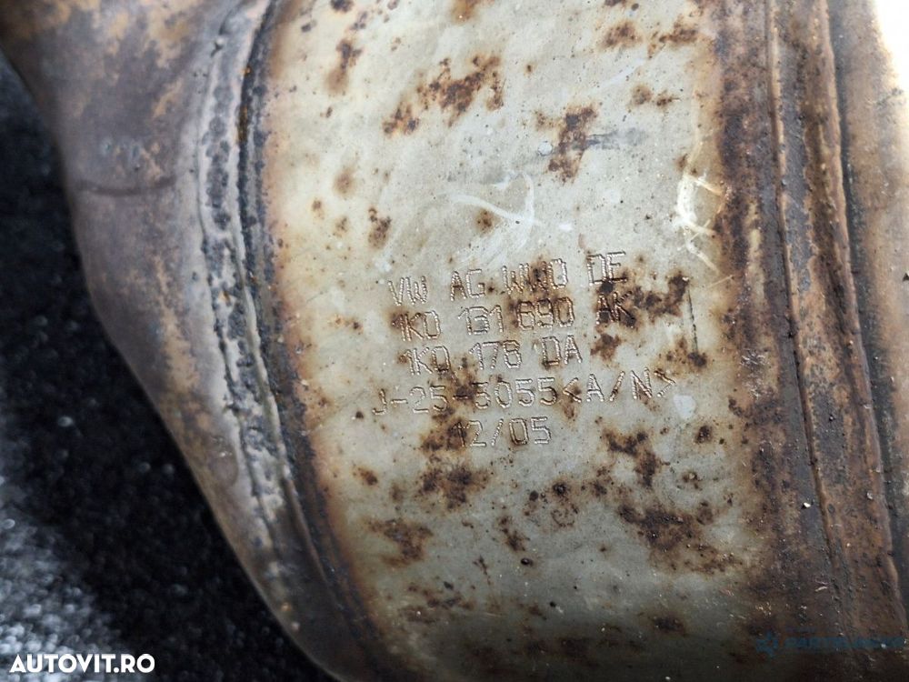 Catalizator cu downpipe AUDI A3 II Sportback 8PA 2004 - 2015 TDI BKC, BLS, BXE 1K0131690AK , 1K0178DA - 3