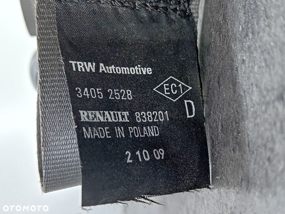 PAS BEZPIECZEŃSTWA PRAWY PRZÓD RENAULT CLIO III 34052528 TRW - 4