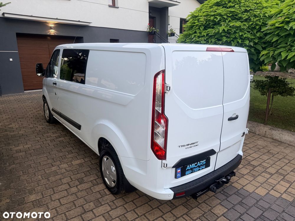 Ford Transit Custom BRYG. 6 OSÓB - L2H1 - SALON POLSKA - Bezwypadkowy - FAKTURA VAT 23% - Najmocniejsza Wersja 170km - PEŁNA HISTORIA SERWISOWA - ORYGINALNY PRZEBIEG - 4