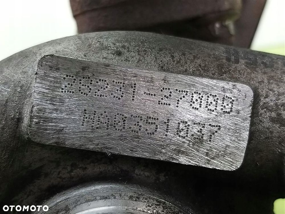 Turbosprężarka turbina Kia Carens II 2002-2006 2,0 CRDI 2823127000 ORYGINAŁ - 7