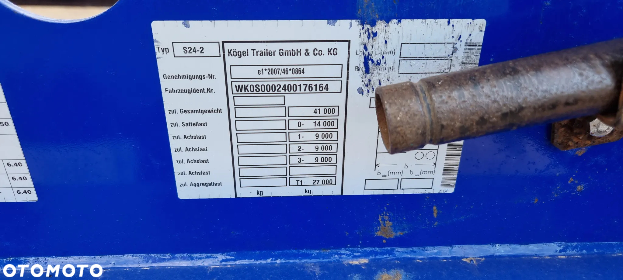 Kögel 31.000zł netto 10xNACZEPA POD KONTENER 2014r 2x20,30,40 3 OSIE ROZSUWANA SAF St. BDB MOŻLIWOŚĆ TRANSPORTU - 35