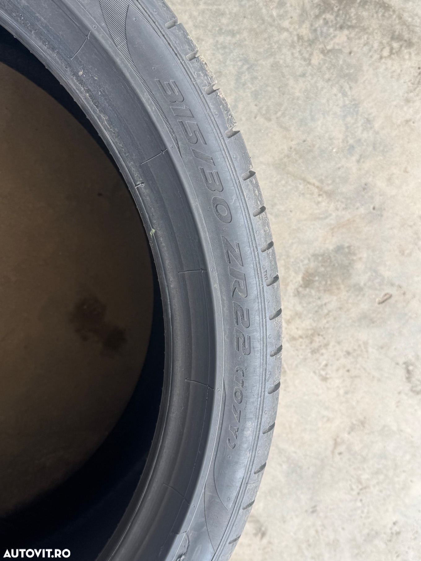 Vând 2 anvelope 315/30/22 Pirelli de vară ca noi - 5