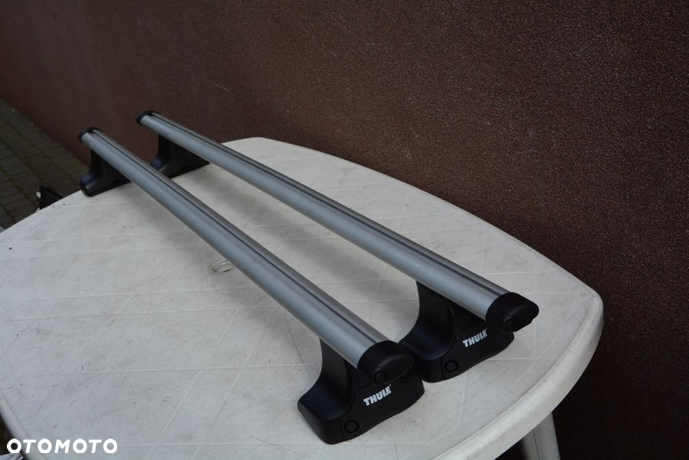 Thule bagażnik dachowy  belki alu 120 cm plus stopy 754 Klucz - 2