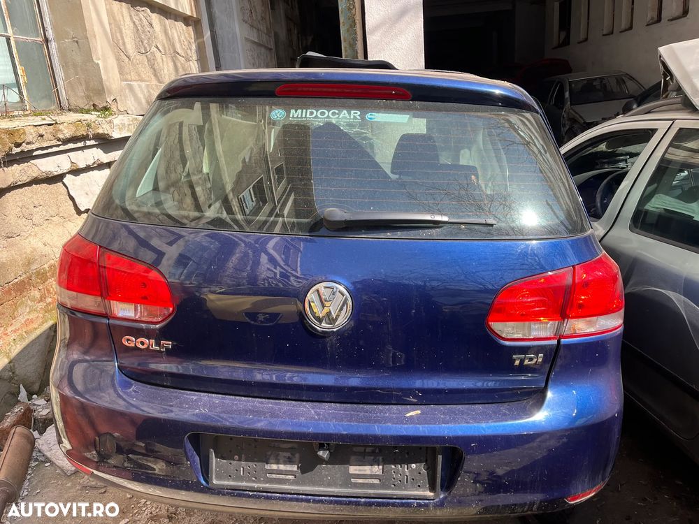 Haion portbagaj cu luneta VW Volkswagen Golf 6 hatchback albastru 2011 - 3