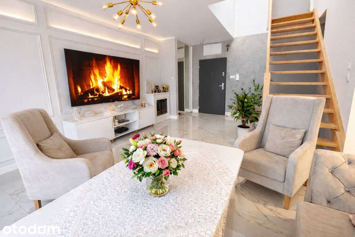 Apartament Lux, 3 pokoje, 2poziomy,klima,garderoba