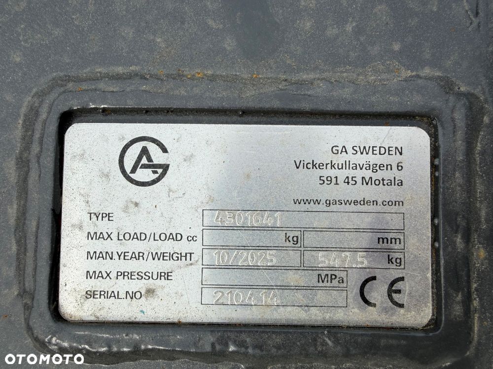 Łyżka ażurowa złącze S60 160cm Volvo do koparki koparka przesiewająca sortująca - 8
