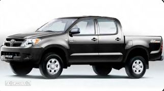 Raspador exterior de vidro porta Toyota Hilux KUN25 4P 2005 a 2015 - 2