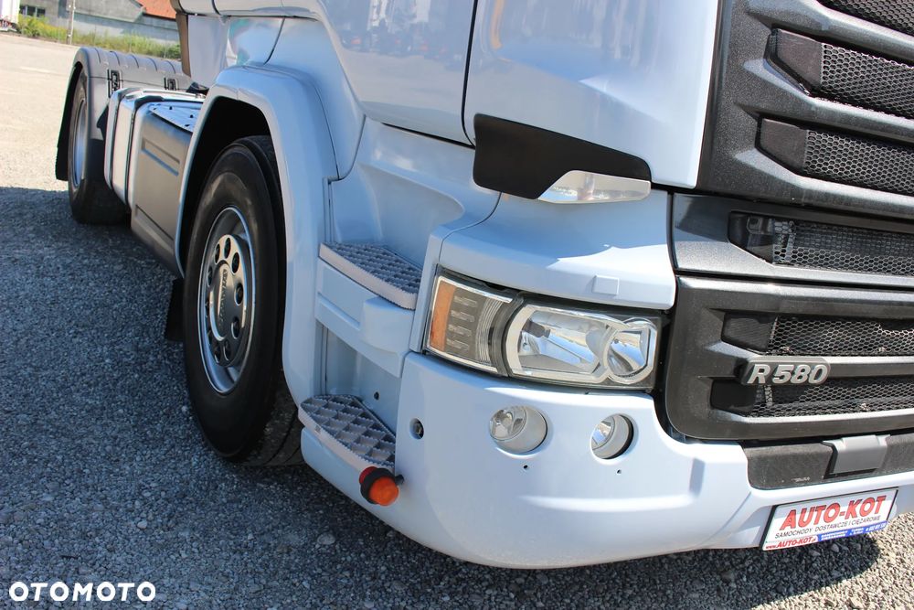 Scania R580 / V8 / XENON /RETARDER /GPS/2 ZBIORNIKI  /**SERWIS**/ IDEALNY STAN / - 19