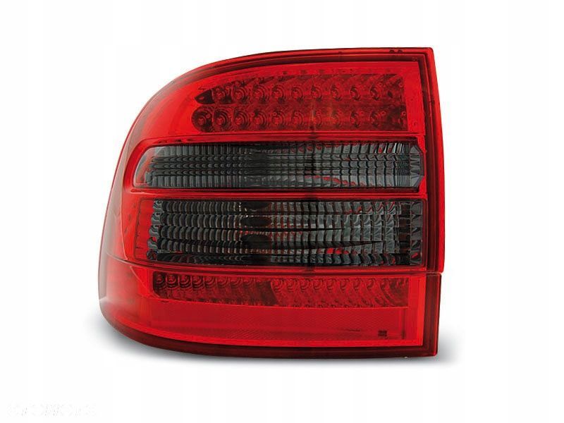 Lampy Porsche Cayenne 02-06 Red-Smoke Led - 1