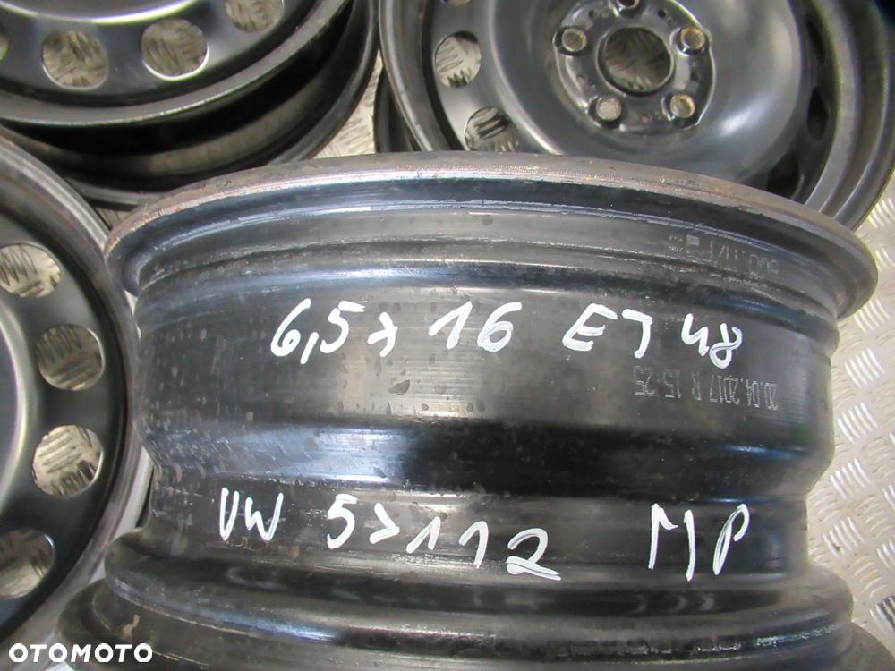 Felgi Vw Golf Passat Caddy Tiguan T-Rock Skoda Karoq Octavia 6,5Jx16 et46 5x112 - 4