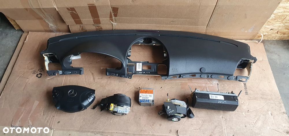 Konsola AIRBAG pasy poduszki sensor Mercedes E-Klasa W211 - 1