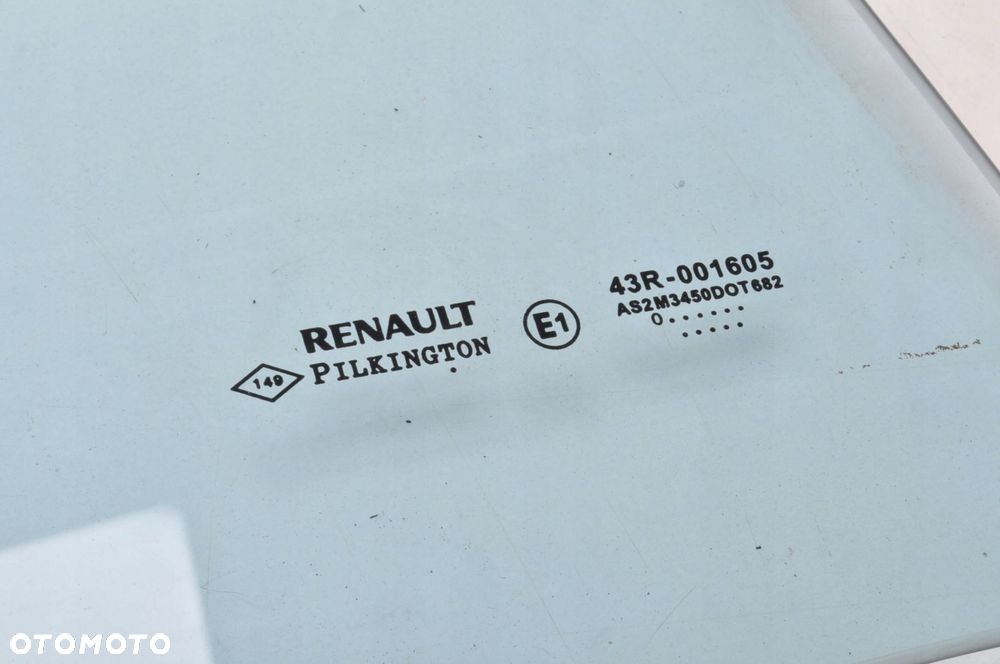 RENAULT WIND SZYBA DRZWI PRAWA 2010R - 2