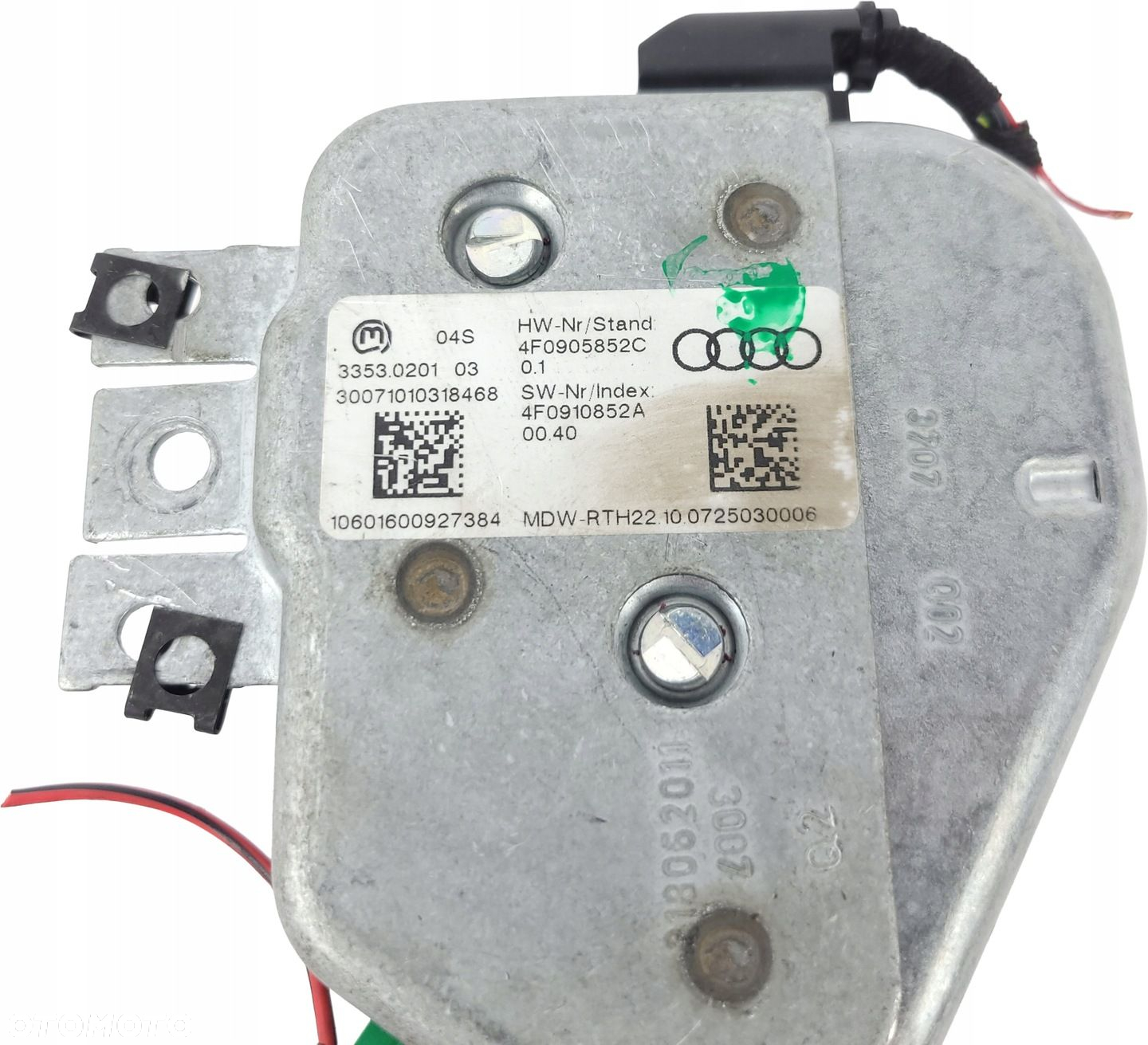 AUDI A6 C6 Q7 I 4L RYGIEL BLOKADA KOLUMNY ELEKTRYCZNEJ 4F0905852C - 2