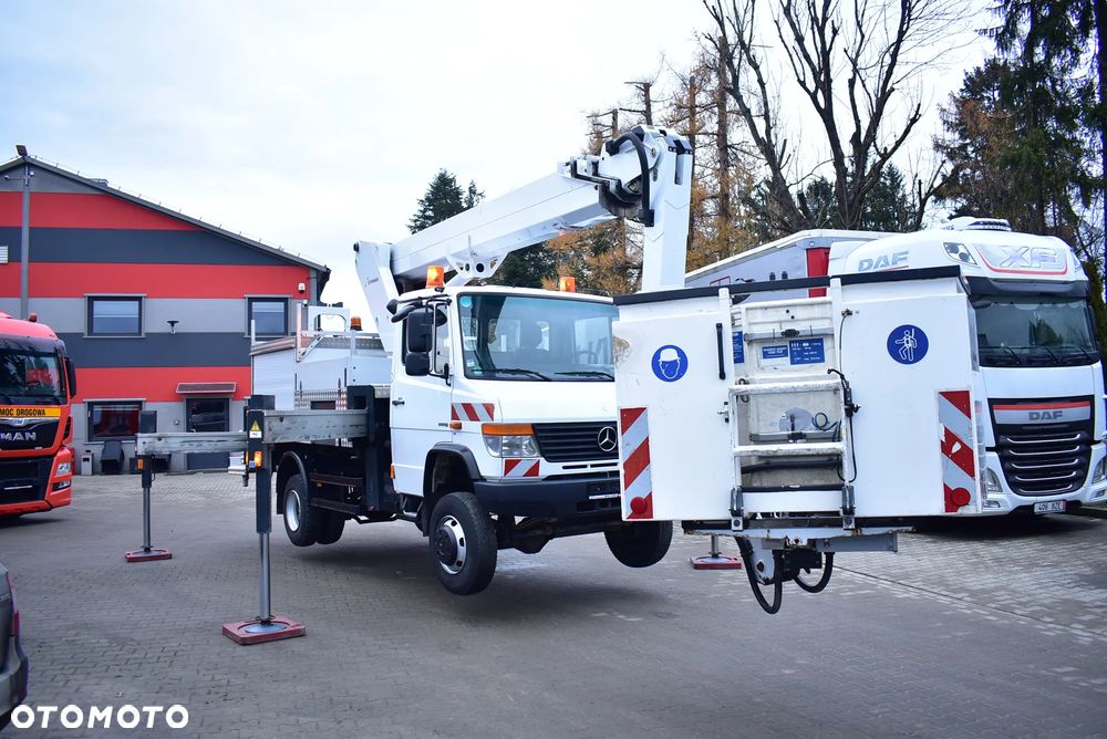Mercedes-Benz Vario 816 / Euro 5/ 4x4/ Zwyżka/ Podnośnik koszowy Ruthmann TB 220/ 22 m. / Steiger/ Hubarbeitsbühne/ Reduktor ! / Sprowadzony z Niemiec/ Stan Perfekcyjny ! - 22
