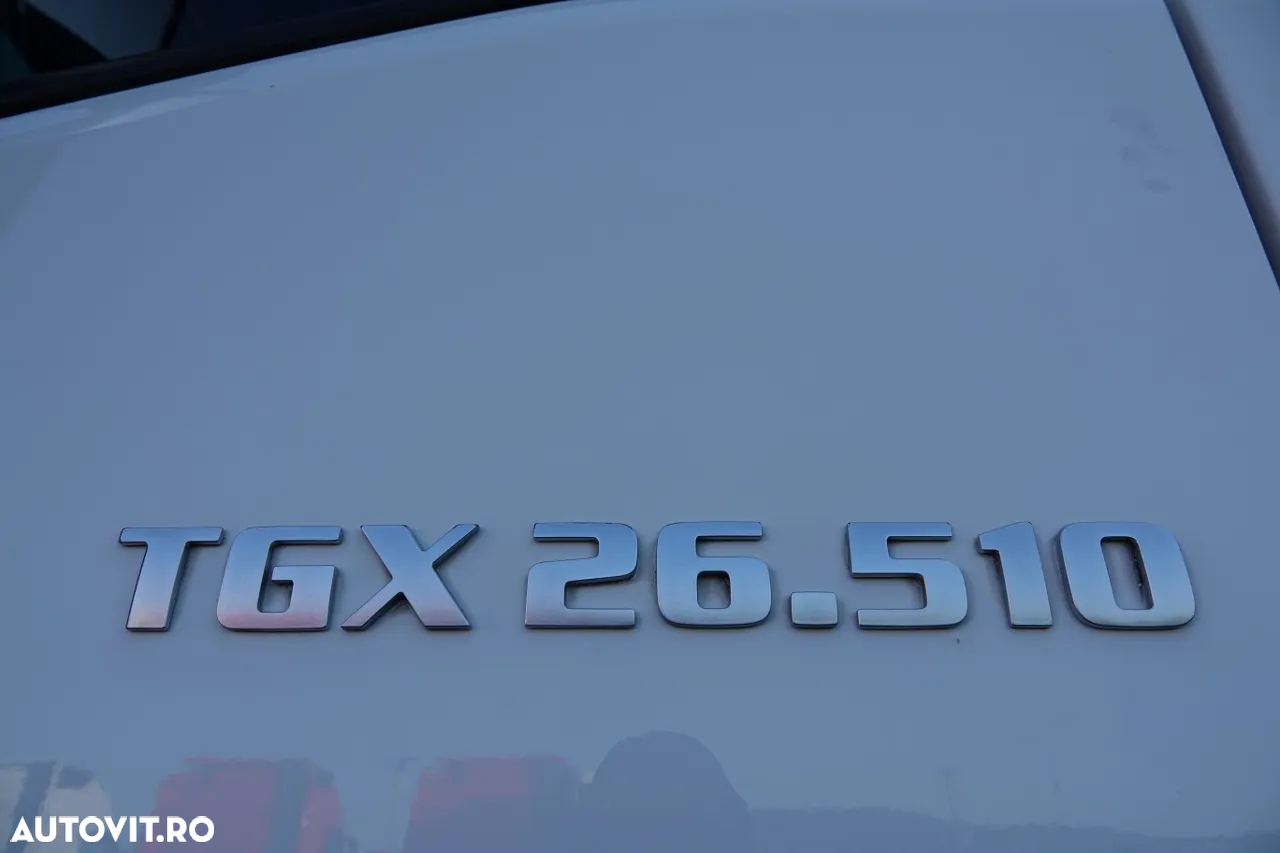 MAN GX 26.510 / 6x2 / împingător / axă de direcție și lifting / HIDRAULICĂ / CABĂ JOSĂ / 2021 - 20