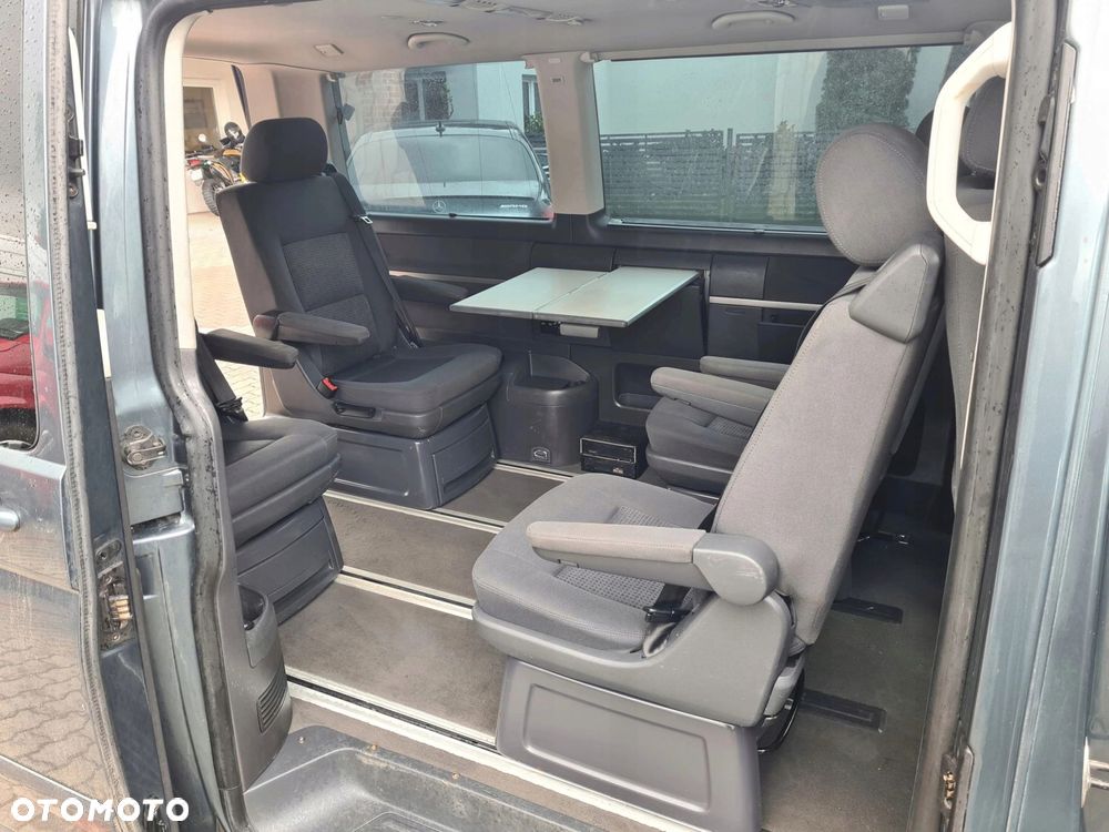 VW T5 MULTIVAN stolik szyny tapicerka wykładzina podsufitka ANTRACYT - 3