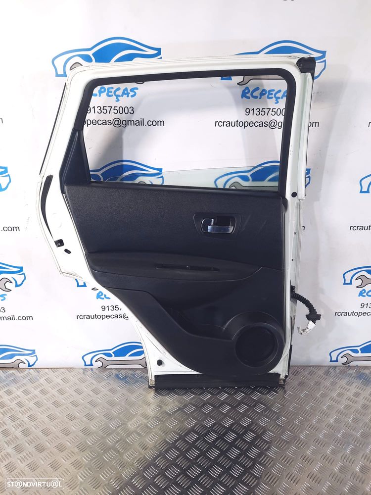 PORTA TRASEIRA TRÁS ESQUERDA NISSAN QASHQAI J10 H2101JD0MC QASHQAI +2 FECHO ELEVADOR MOTOR PUXADOR VIDRO - 10