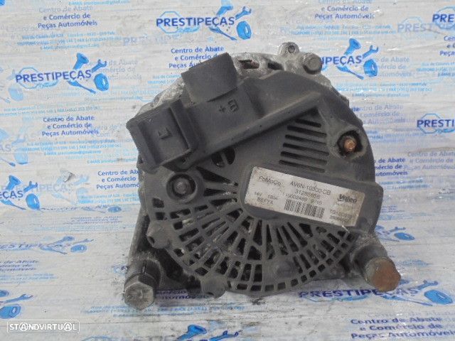 Alternador AV6N10300DB FORD FIESTA 6 FASE 1 2010 1.6TDCI 90CV 5P PRETO VALEO 14V 120A - 3