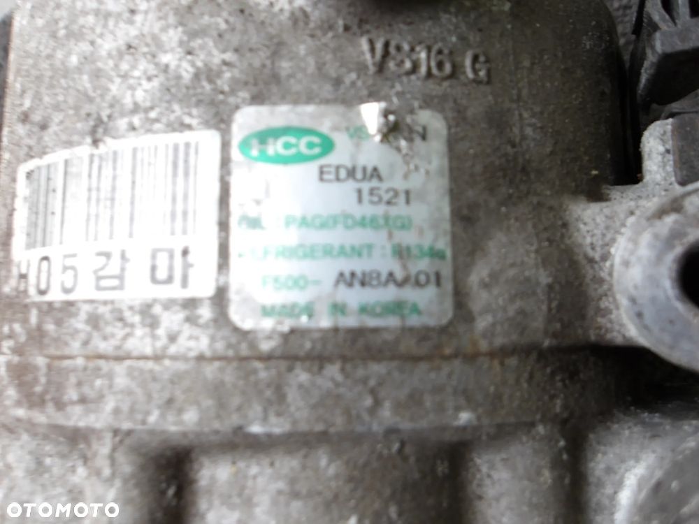 KOMPRESOR SPRĘŻARKA KLIMATYZACJI HYUNDAI KIA F500-AN8AA01 - 2