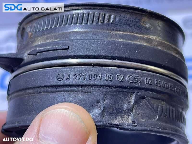 Furtun Conducta Racord Clapeta Acceleratie Mercedes W203 C180 1.8 Kompressor 2001 - 2007 Cod A2710940982 - 2