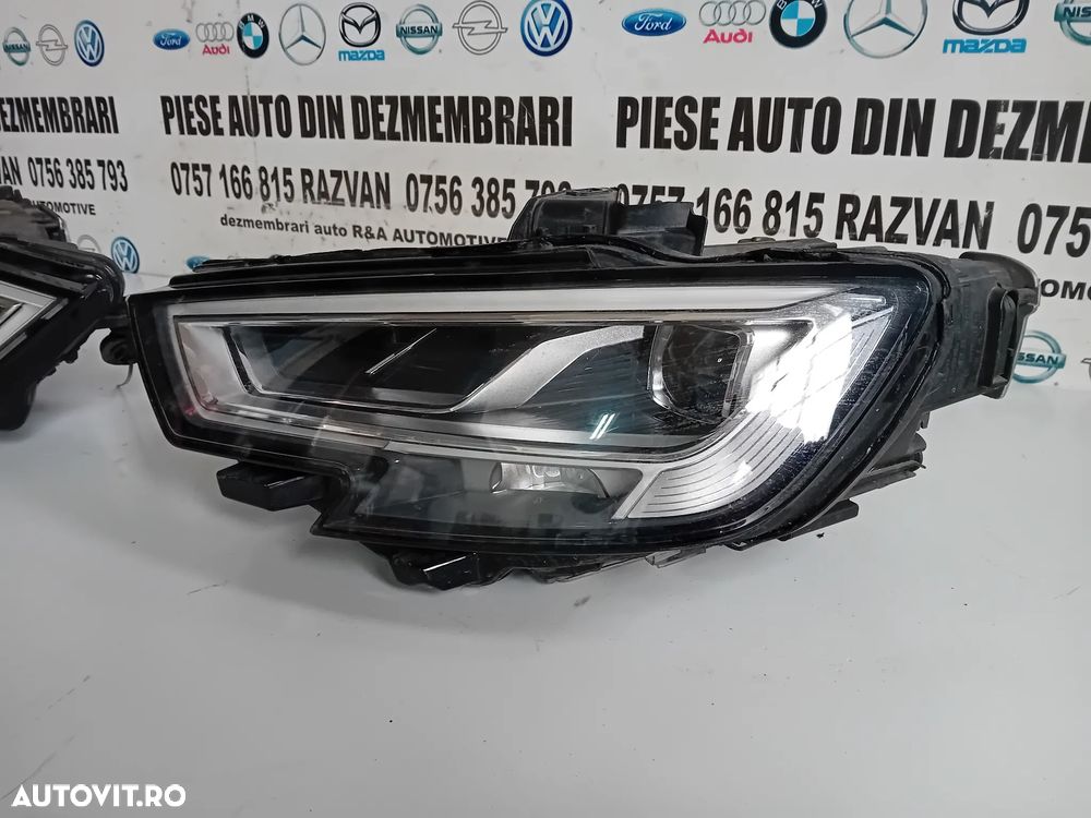 Far Faruri Complete Audi A3 8V Facelift 2016 2020 Full LED Stanga Dreapta Originale - 5