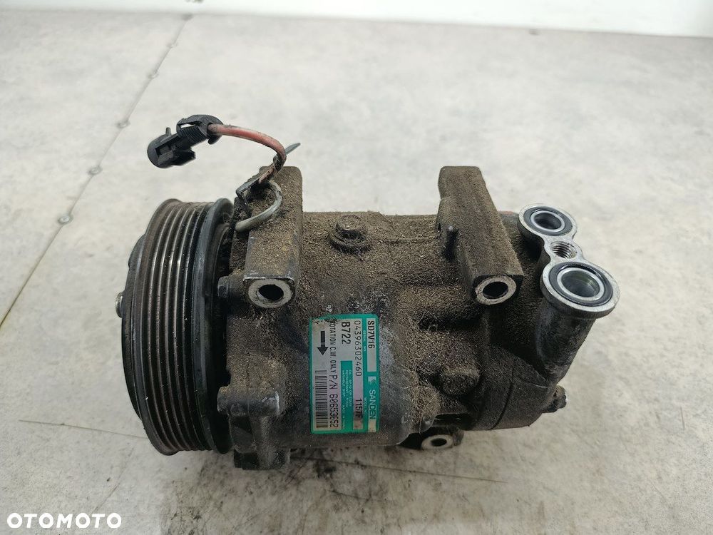 POMPA, SPRĘŻARKA KLIMATYZACJI ALFA ROMEO GT II 60653652 SD7V16  SANDEN 1.9 - 1