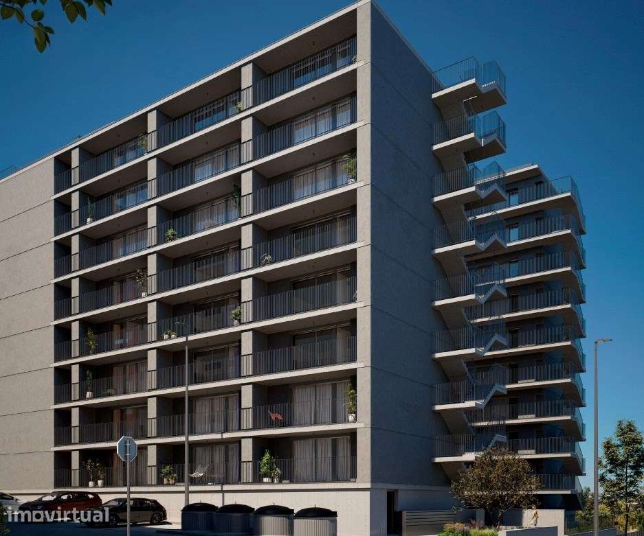 T1 c/ varanda de 11 m2 em construção | Vila Nova de Gaia - Grande imagem: 3/11