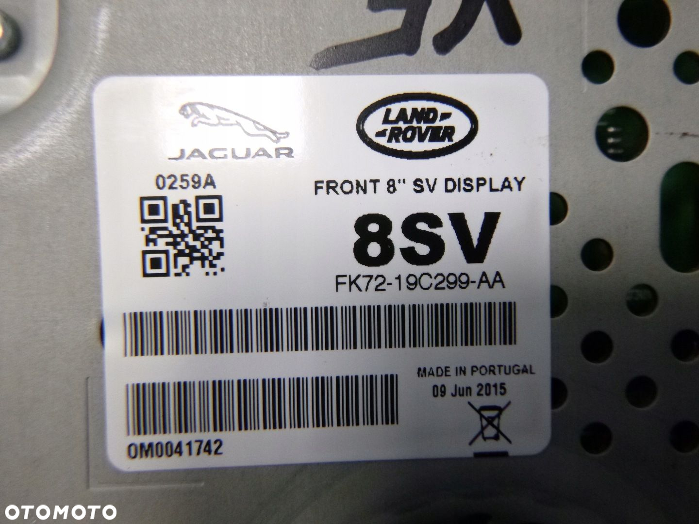 JAGUAR XE X760 LAND ROVER DISCOVERY SPORT L550 EKRAN WYŚWIETLACZ MONITOR NAWIGACJA - 7