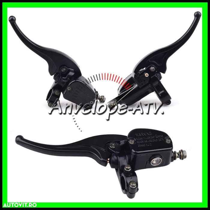 Pompa Frana Hidraulica ATV de Mana cu Blocator Stanga - Universala - 2