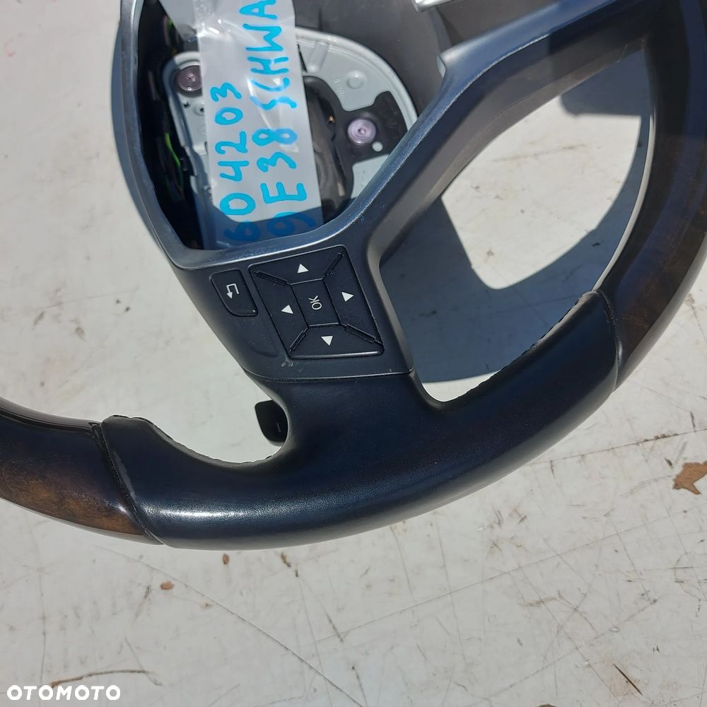 KIEROWNICA SKORA DREWNO MULTIFUNKCYJNA MERCEDES CLS W218 E W212 C W204 ORYGINAL DEMONTAZ 2184604203 - 4