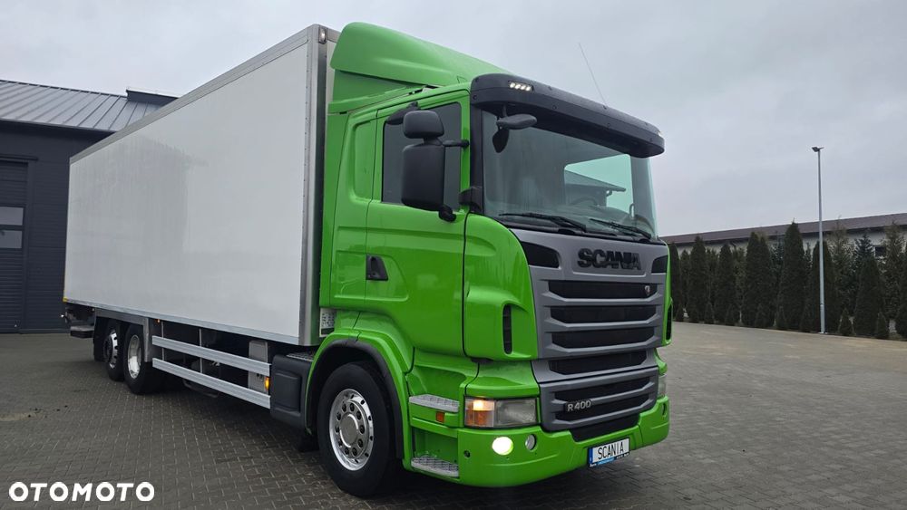 Scania R400 Euro 5 6x2 kontener izoterma 22 palety winda import NL! niski przebieg! super stan! - 4