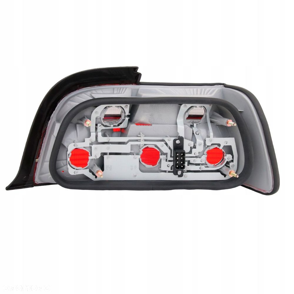 Lampy tyl tylne kpl Tuning Red White Biało Czerwone Bmw 3 e36 Coupe Cabrio - 5