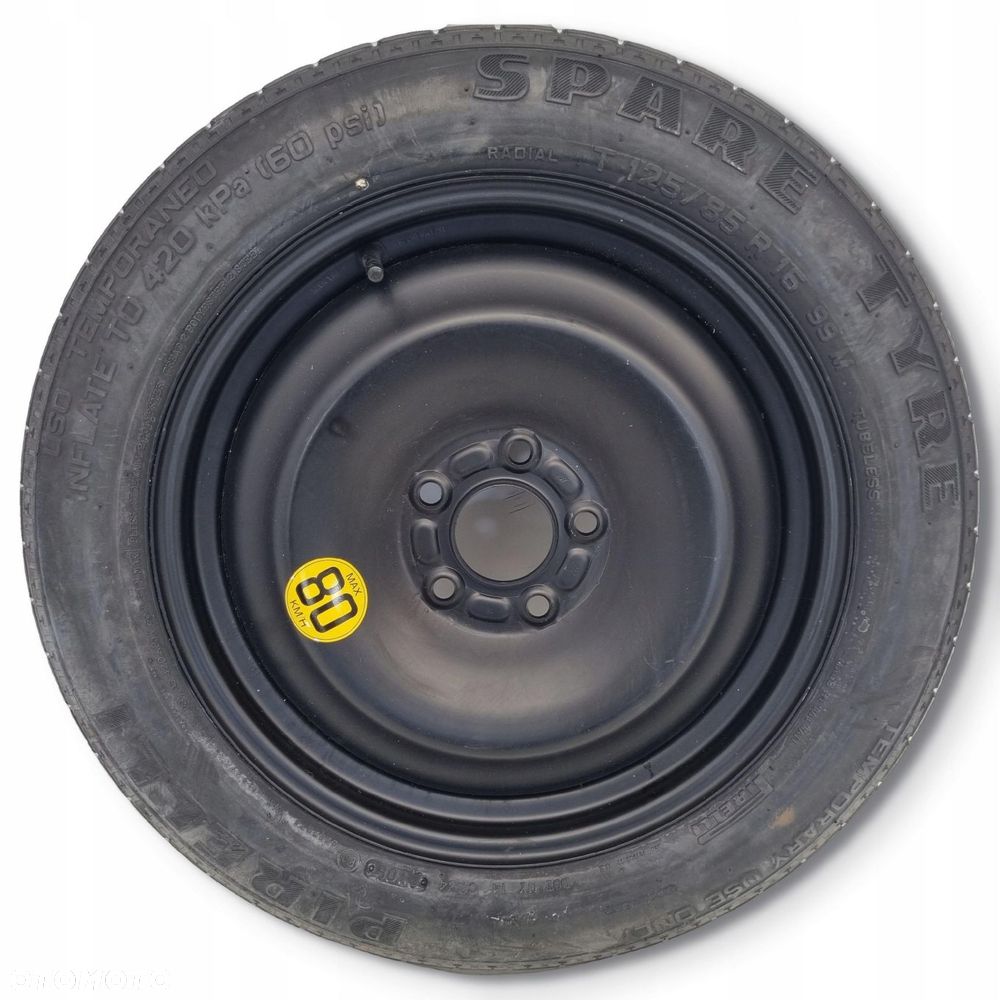 KOŁO DOJAZDOWE ZAPASOWE Ford C-Max Focus Mk2 II 125/85 R16 5x108 1S71MH - 1