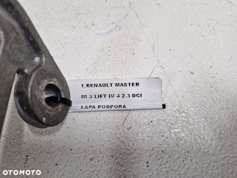 RENAULT MASTER III 3 LIFT IV 4 2.3 DCI ŁAPA PODPORA PODUSZKA SILNIKA 112225095R - 7