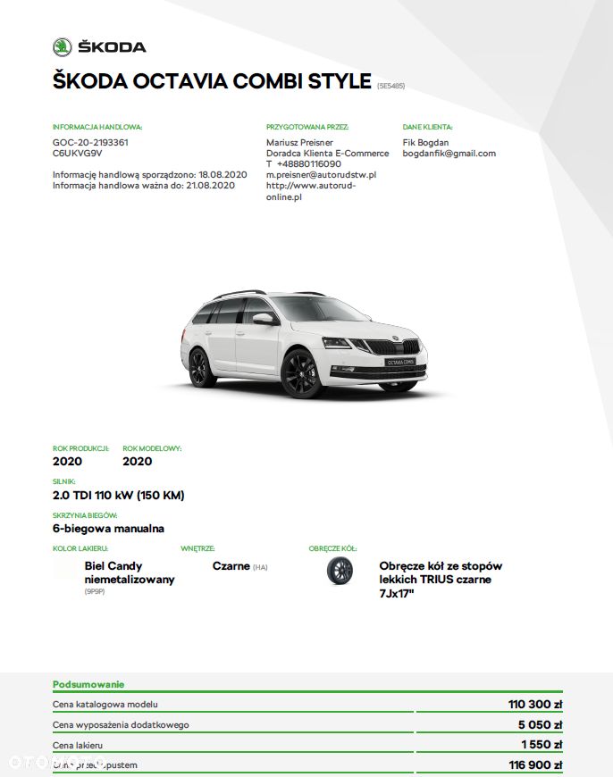 Skoda Octavia 2.0 TDI SCR Style - 26