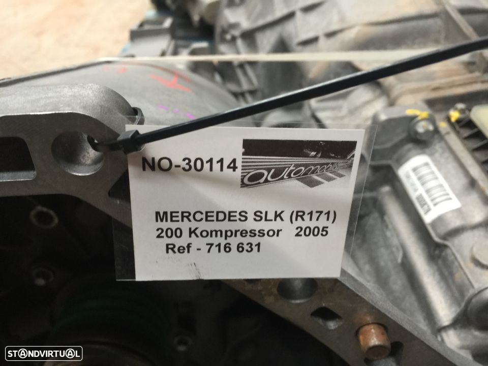 Caixa 6 Velocidades Mercedes SLK Kompressor (R171) 1.8i 163Cv de 2006 - Ref: 716631 - NO30114 - 5