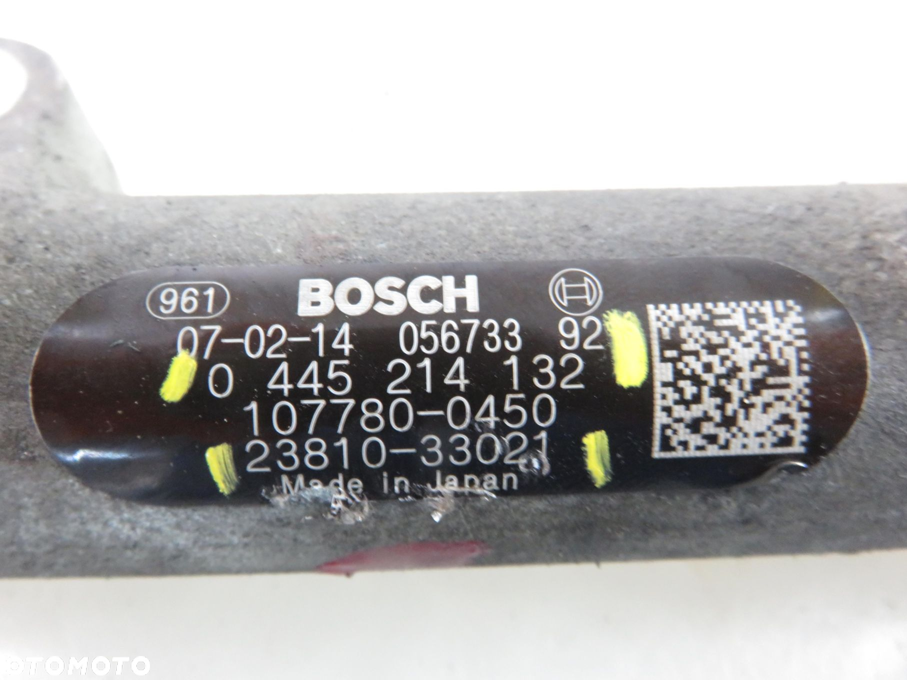 LISTWA WTRYSKOWA TOYOTA AURIS I 1.4 D-4D 2381033021 0445214132 0281002507 - 6