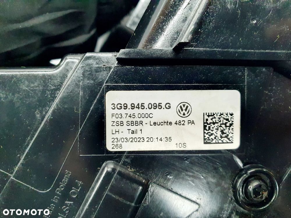 VW PASSAT B8 3G9 LIFT 2020r+ LAMPA LEWA TYŁ COMBI ORYG EU!!! - 4