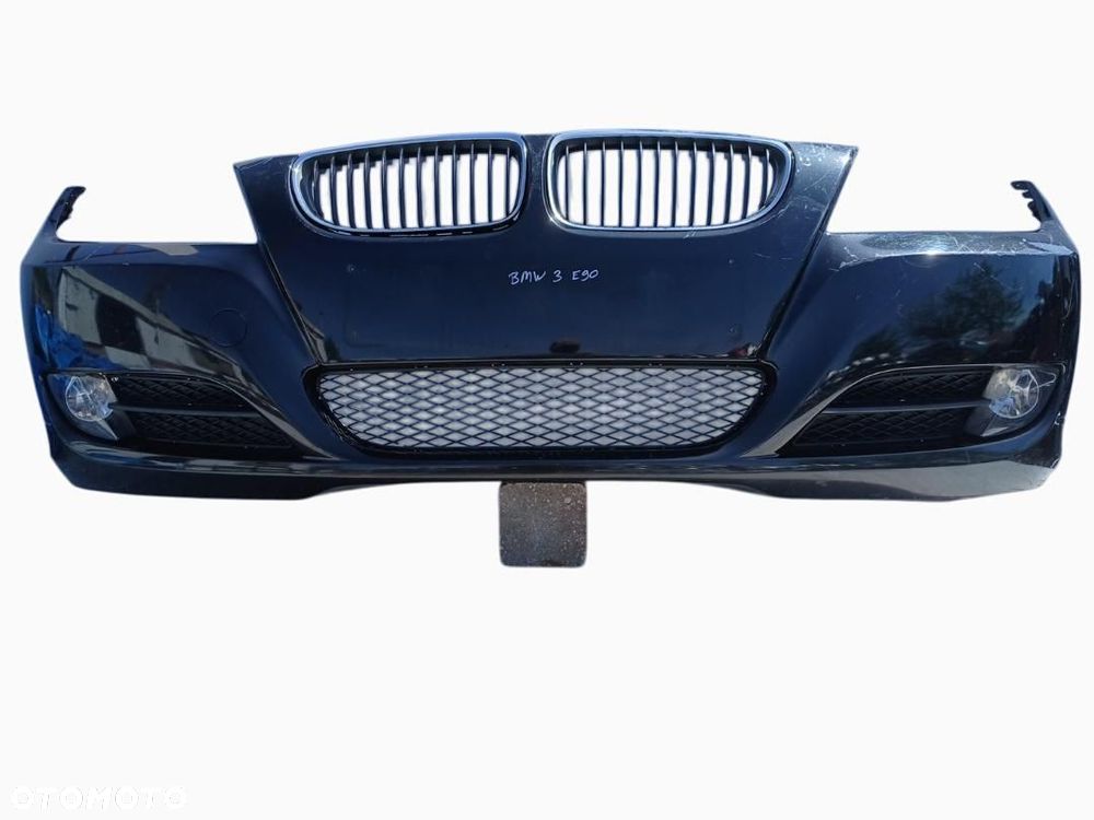 ZDERZAK PRZÓD PRZEDNI BMW 3 E90 E91 LCI LIFT 08-12r. CZARNY 7143745 - 1