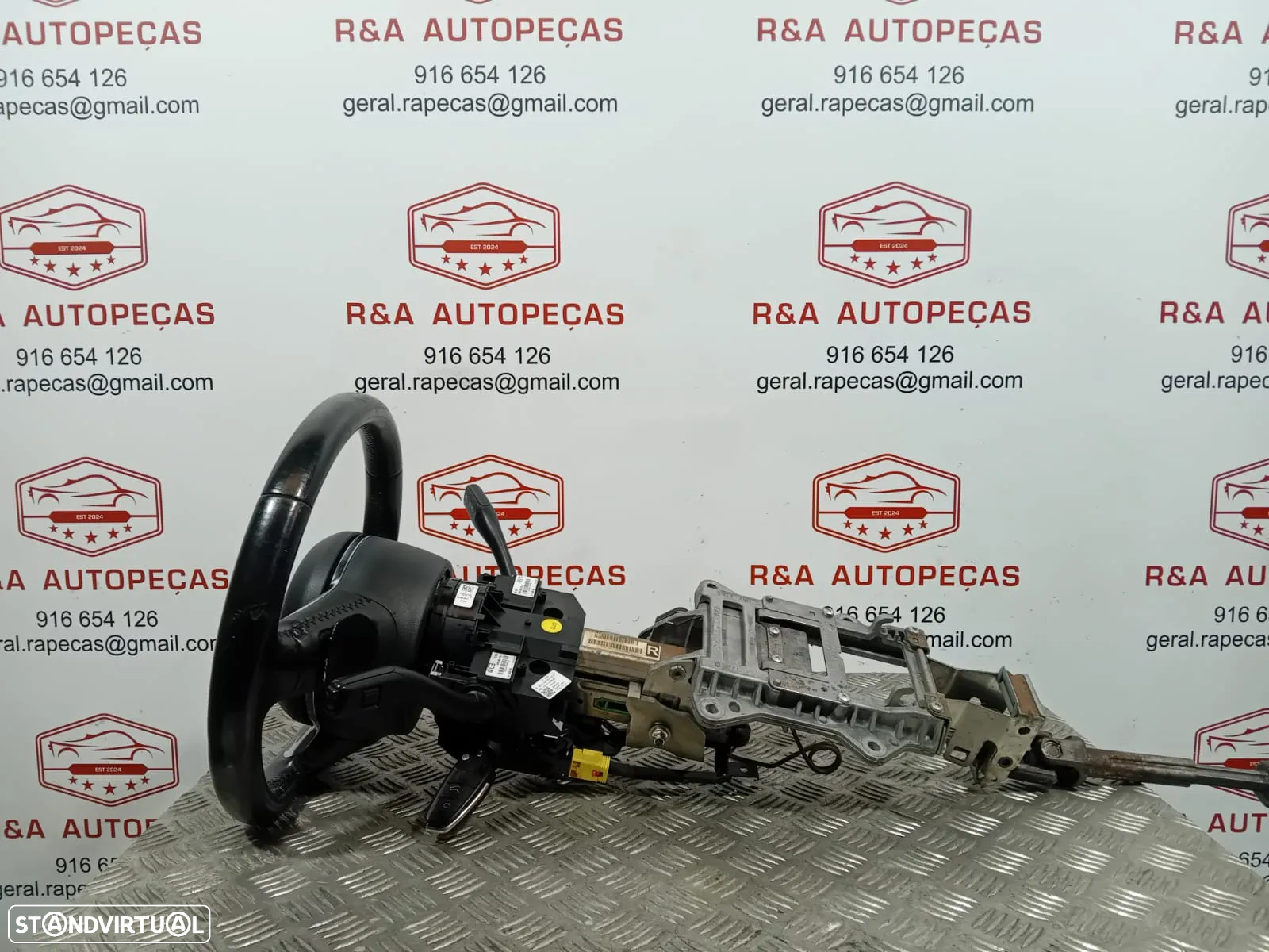 Volante pele Audi TT 8J 8J3 Flat Bottom - 10