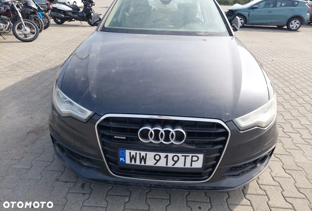 AUDI A6 C7 4G kompletny przód ZDERZAK LAMPY MASKA LX7U - 1