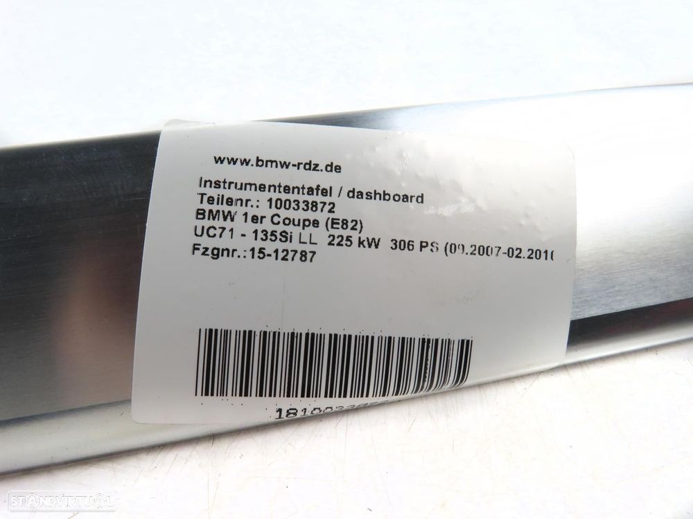 Friso do tablier Central Usado / Original BMW 1 (E81)/BMW 1 Coupe (E82)/BMW 1 Co... - 4